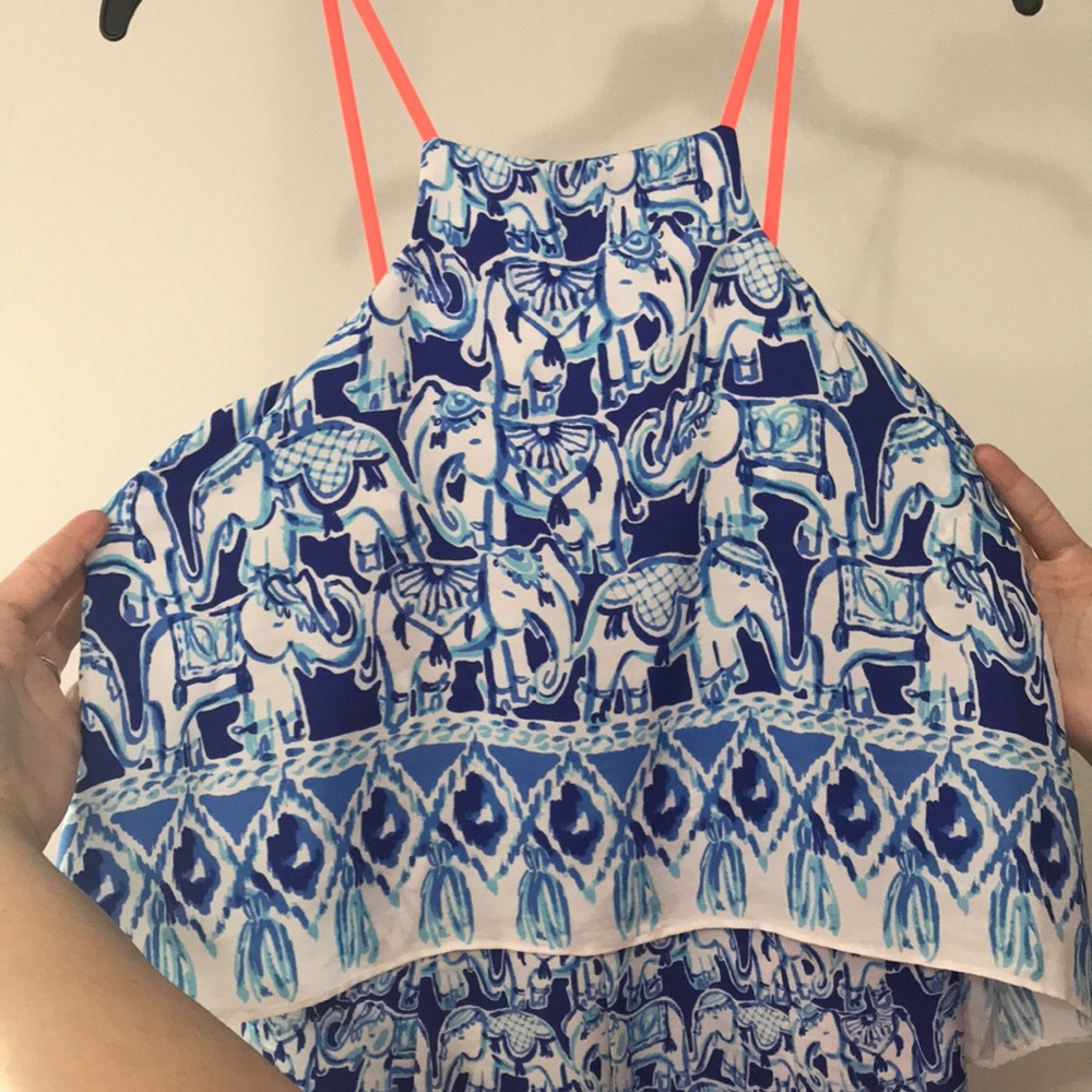 Lilly Pulitzer Elephant Romper!